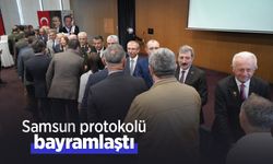 Samsun protokolü bayramlaştı