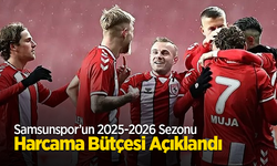 Samsunspor 2025-2026 sezonu harcama bütçesi açıklandı