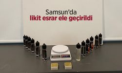 Samsun'da likit esrar ele geçirildi