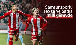 Samsunsporlu Holse ve Satka milli görevde