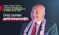 Başkan Yıldırım: Ünlü isimler getirmeyeceğiz