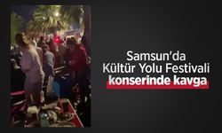 Samsun'da Kültür Yolu Festivali konserinde kavga