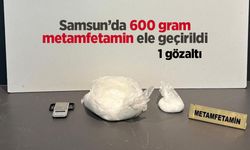 Samsun’da 600 gram metamfetamin ele geçirildi: 1 gözaltı