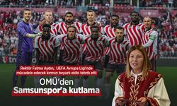 OMÜ'den Samsunspor'a kutlama