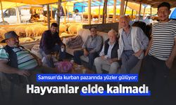Samsun'da kurban pazarında yüzler gülüyor: Hayvanlar elde kalmadı
