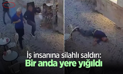 İş insanına silahlı saldırı: bir anda yere yığıldı