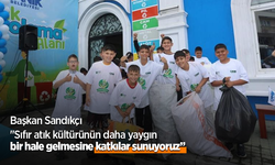 Başkan Sandıkçı: "Sıfır atık kültürünün daha yaygın bir hale gelmesine katkılar sunuyoruz"