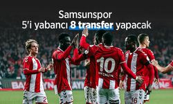 Samsunspor 5'i yabancı 8 transfer yapacak