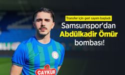 Samsunspor'dan Abdülkadir Ömür bombası! Transfer için geri sayım başladı