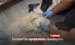 Samsun'da uyuşturucu operasyonu: 3 gözaltı