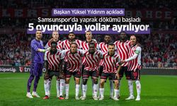 Samsunspor'da yaprak dökümü başladı, 5 oyuncuyla yollar ayrılıyor