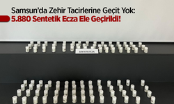 Samsun’da Zehir Tacirlerine Geçit Yok: 5.880 Sentetik Ecza Ele Geçirildi!