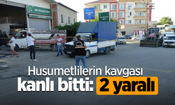 Husumetlilerin kavgası kantı bitti: 2 yaralı
