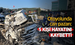 Otoyolunda can pazarı: 5 kişi hayatını kaybetti