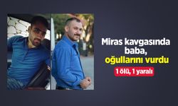 Miras kavgasında baba, oğullarını vurdu: 1 ölü, 1 yaralı