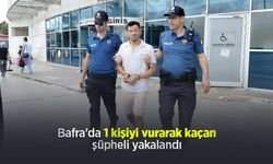 Bafra'da 1 kişiyi vurarak kaçan şüpheli yakalandı