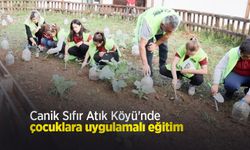 Canik Sıfır Atık Köyü'nde çocuklara uygulamalı eğitim