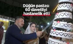 Düğün pastası 60 davetliyi hastanelik etti