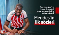 Mendes'in ilk sözleri