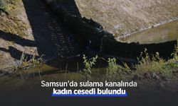 Samsun'da sulama kanalında kadın cesedi bulundu