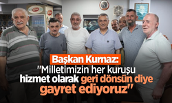 Başkan Kurnaz: "Milletimizin her kuruşu hizmet olarak geri dönsün diye gayret ediyoruz"