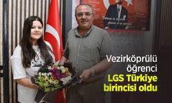 Vezirköprülü öğrenci LGS Türkiye birincisi oldu