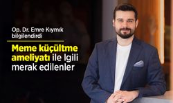 Op. Dr. Emre Kıymık bilgilendirdi: Meme küçültme ameliyatıyla ilgili merak edilenler