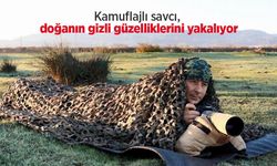 Kamuflajlı savcı, doğanın gizli güzelliklerini yakalıyor