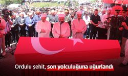 Ordulu şehit, son yolculuğuna uğurlandı