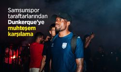 Samsunspor taraftarlarından Dunkerque'ye muhteşem karşılama