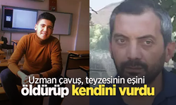 Uzman çavuş, teyzesinin eşini öldürüp kendini vurdu
