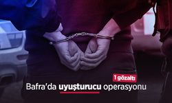 Bafra'da uyuşturucu operasyonu: 1 gözaltı