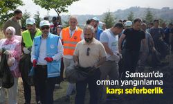 Samsun'da orman yangınlarına karşı seferberlik