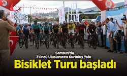 Samsun’da 3’üncü Uluslararası Kurtuluş Yolu Bisiklet Turu başladı