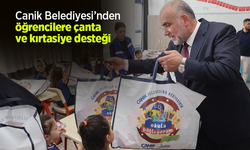 Canik Belediyesi’nden öğrencilere çanta ve kırtasiye desteği