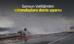Samsun Valiliğinden vatandaşlara deniz uyarısı