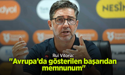 Rui Vitoria: "Avrupa’da gösterilen başarıdan memnunum"