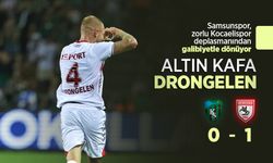 Samsunspor, zorlu Kocaelispor deplasmanından galibiyetle dönüyor...  ALTIN KAFA DRONGELEN 0-1