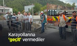 Karayollarına 'geçit' vermediler