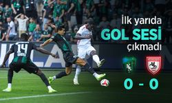 İlk yarıda gol sesi çıkmadı! Kocaelispor 0-0 Samsunspor
