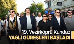 19. Vezirköprü Kunduz Yağlı Güreşleri başladı