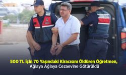 500 TL İçin 70 Yaşındaki Kiracısını Öldüren Öğretmen, Ağlaya Ağlaya Cezaevine Götürüldü