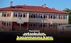 Mahalleler ortaokulun kapanmasına karşı