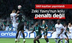 VAR kayıtları yayımlandı: Zeki Yavru’nun kolu penaltı değil