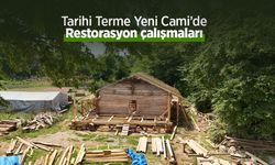 Tarihi Terme Yeni Cami’de Restorasyon çalışmaları