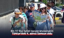 Bin 117 Rus turisti taşıyan kruvaziyerin Türkiye’deki 4. adresi Samsun oldu
