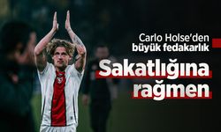 Carlo Holse'den büyük fedakarlık, Sakatlığına  rağmen
