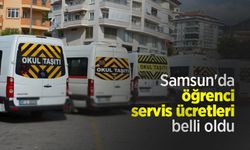 Samsun'da öğrenci servis ücretleri belli oldu