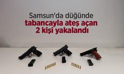 Samsun'da düğünde tabancayla ateş açan 2 kişi yakalandı