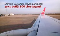 Samsun-Çarşamba Havalimanı'ndaki yolcu trafiği 900 bine dayandı